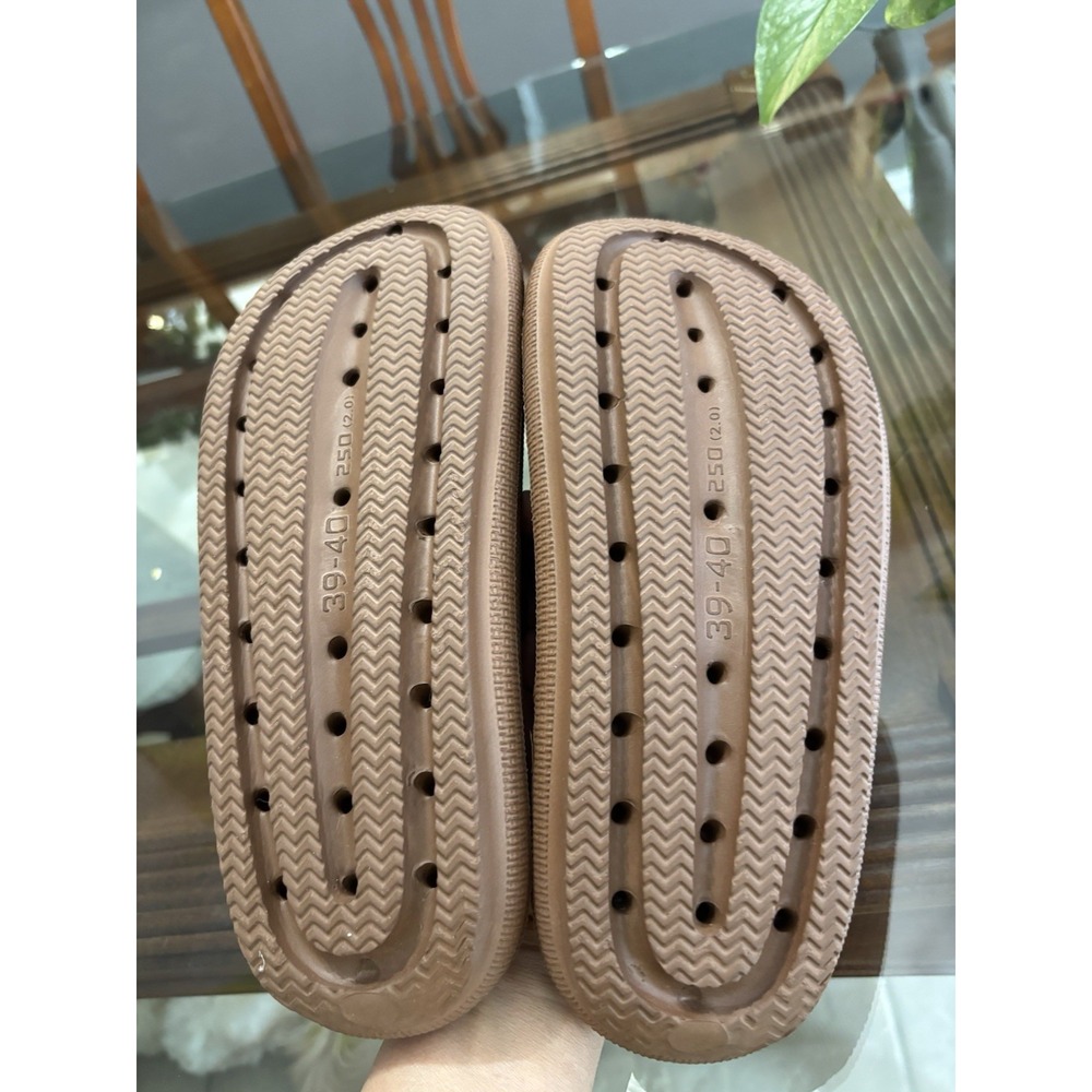 BenSorts Womens Brown Double Buckle Slide Sandals Flat US 8.5-9 EU 39-40 - Picture 8 of 13